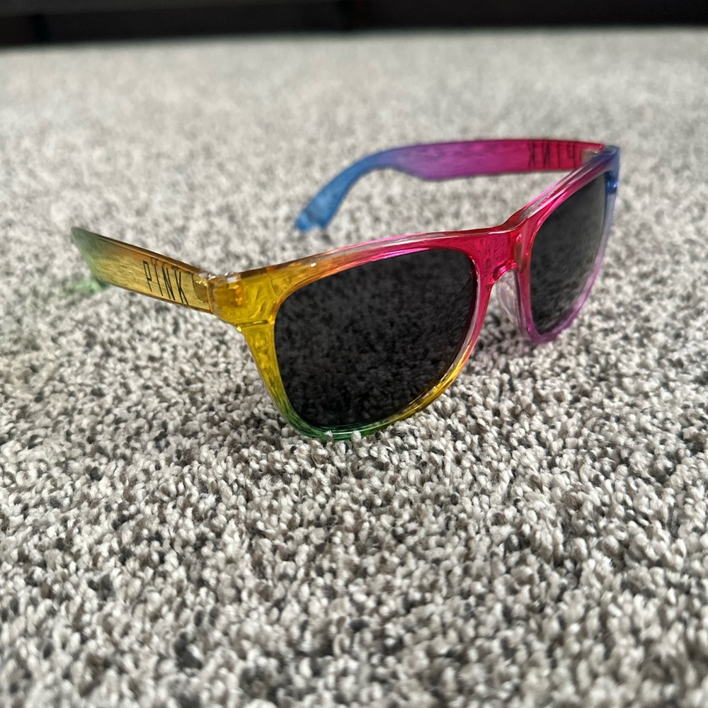 Pink rainbow sunglasses